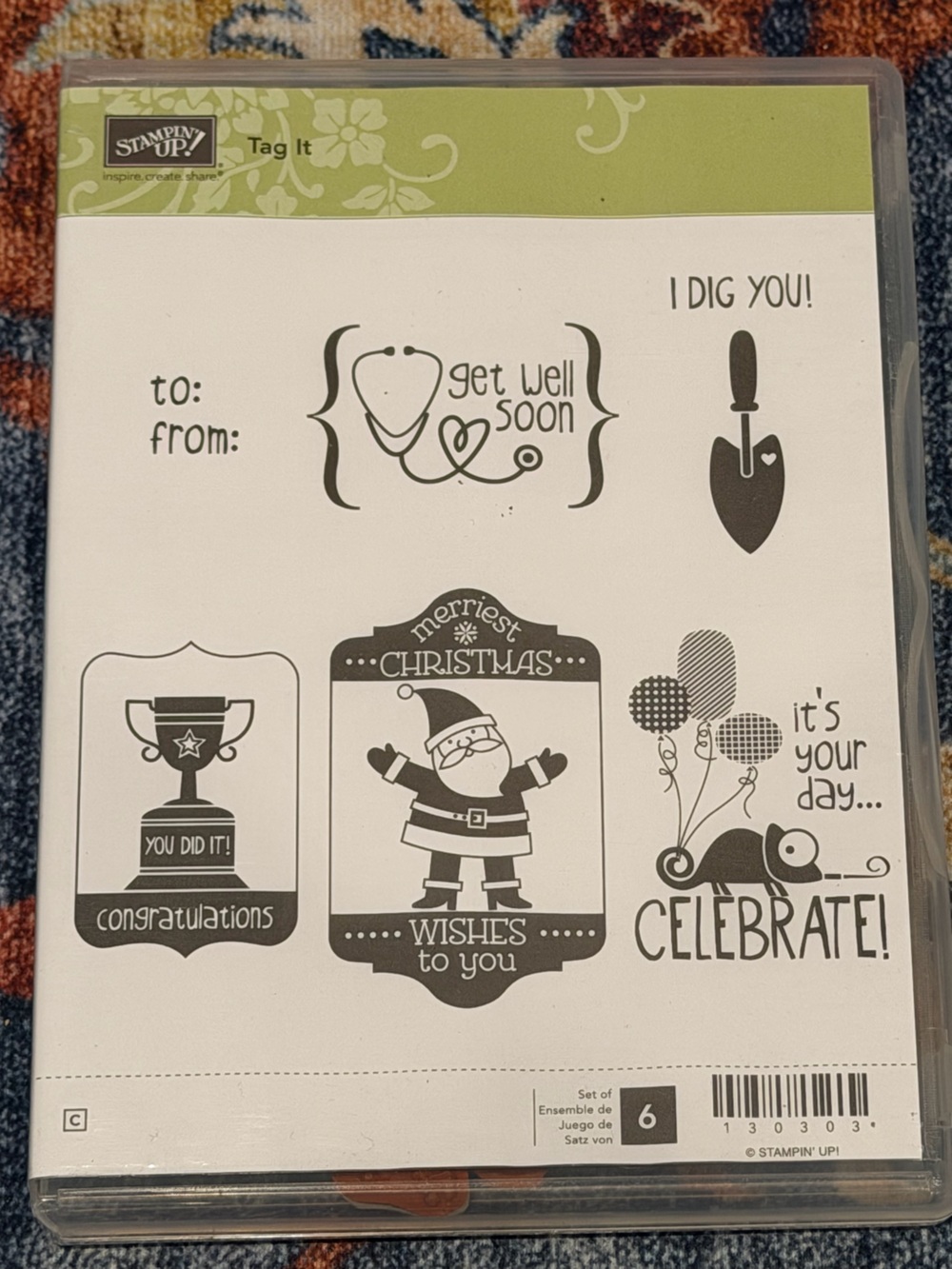 Stampin' Up! Tag It Holiday & Celebration Stamp Set